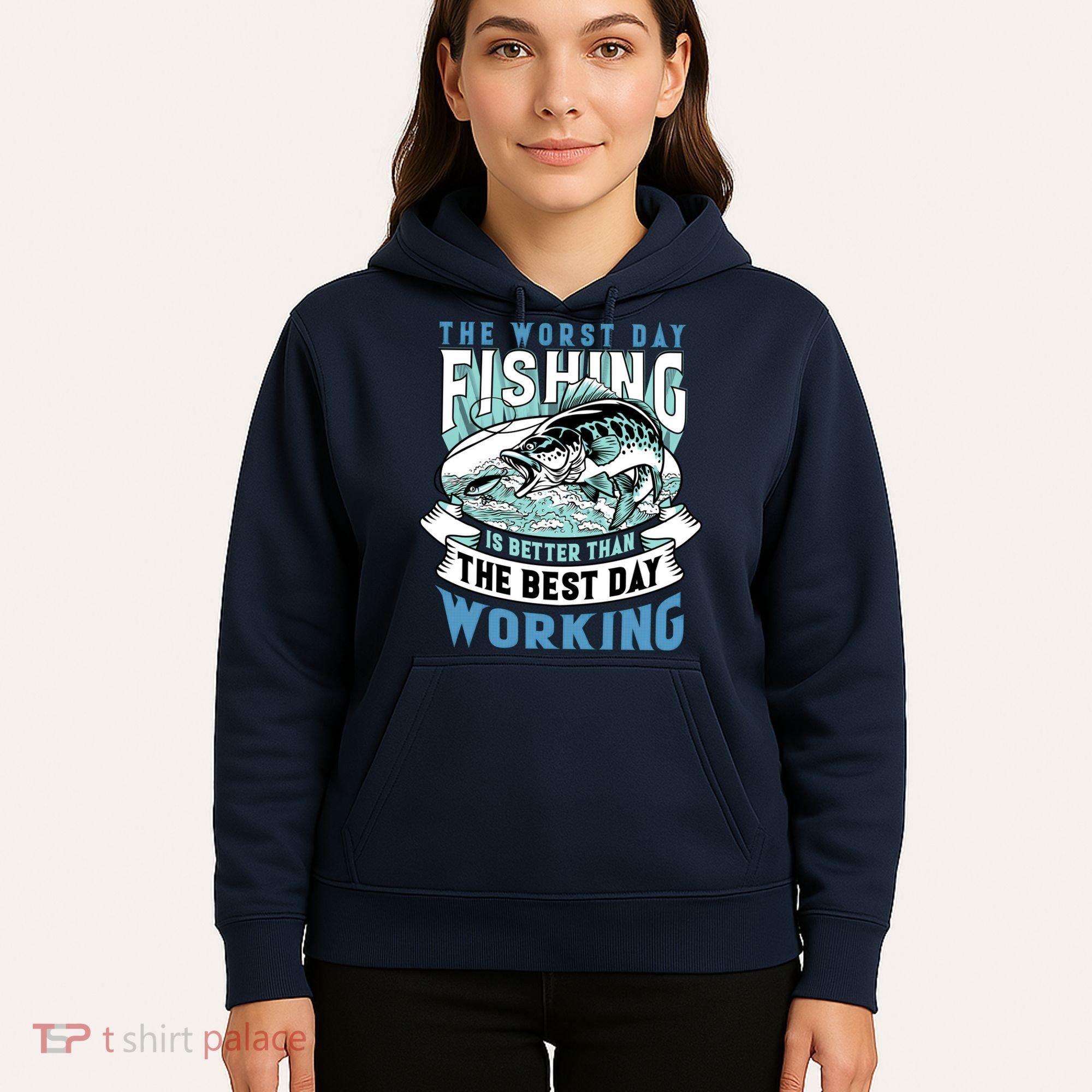 Fishing Better Than Working Hoodie