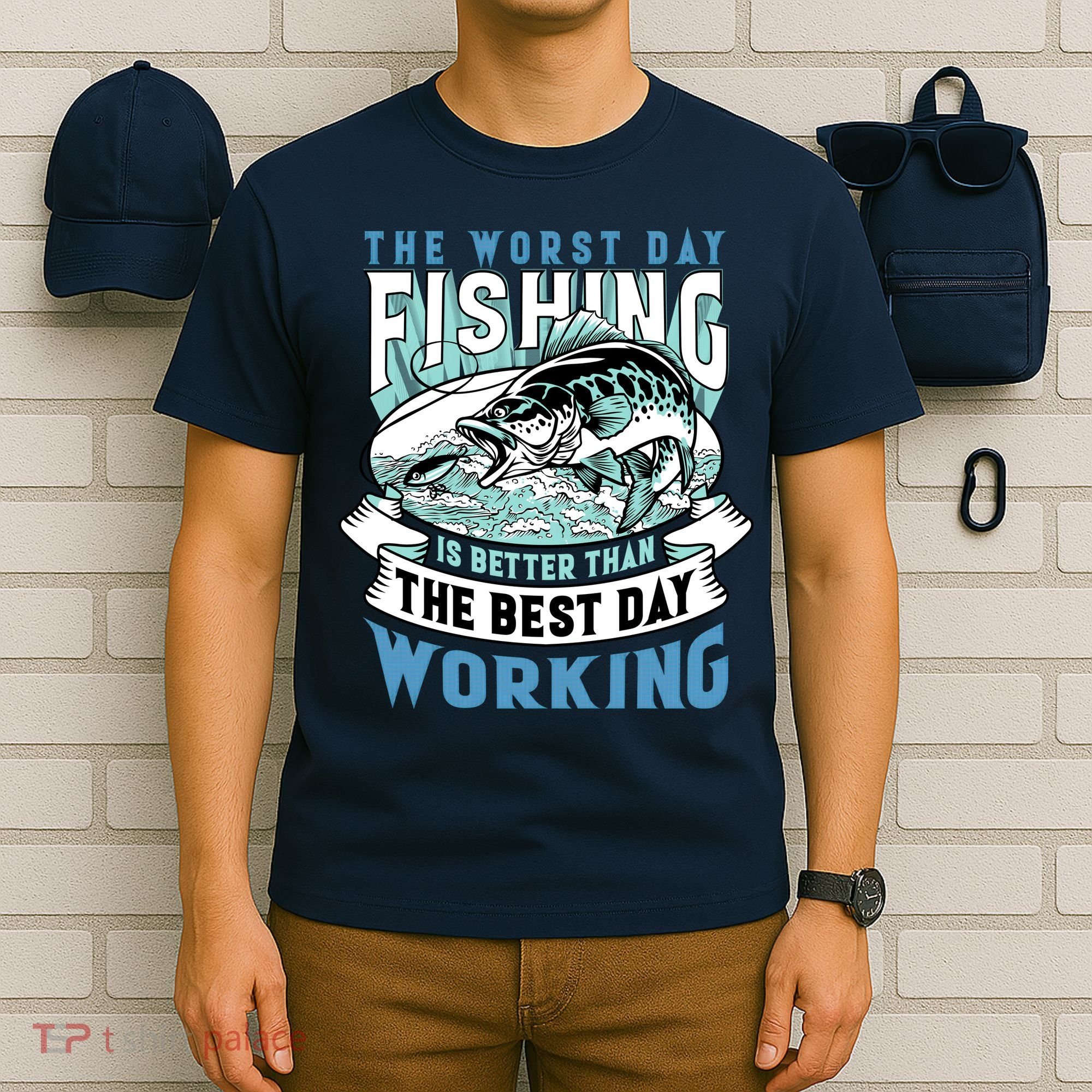 Fishing Better Than Working T-Shirt