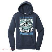 Fishing Better Than Working Women's Hoodie thumb 0