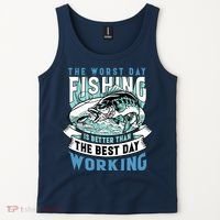 Fishing Better Than Working Tank Top thumb 2