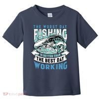 Fishing Better Than Working Toddler T-Shirt thumb 0