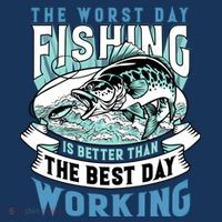 Fishing Better Than Working Toddler T-Shirt thumb 4