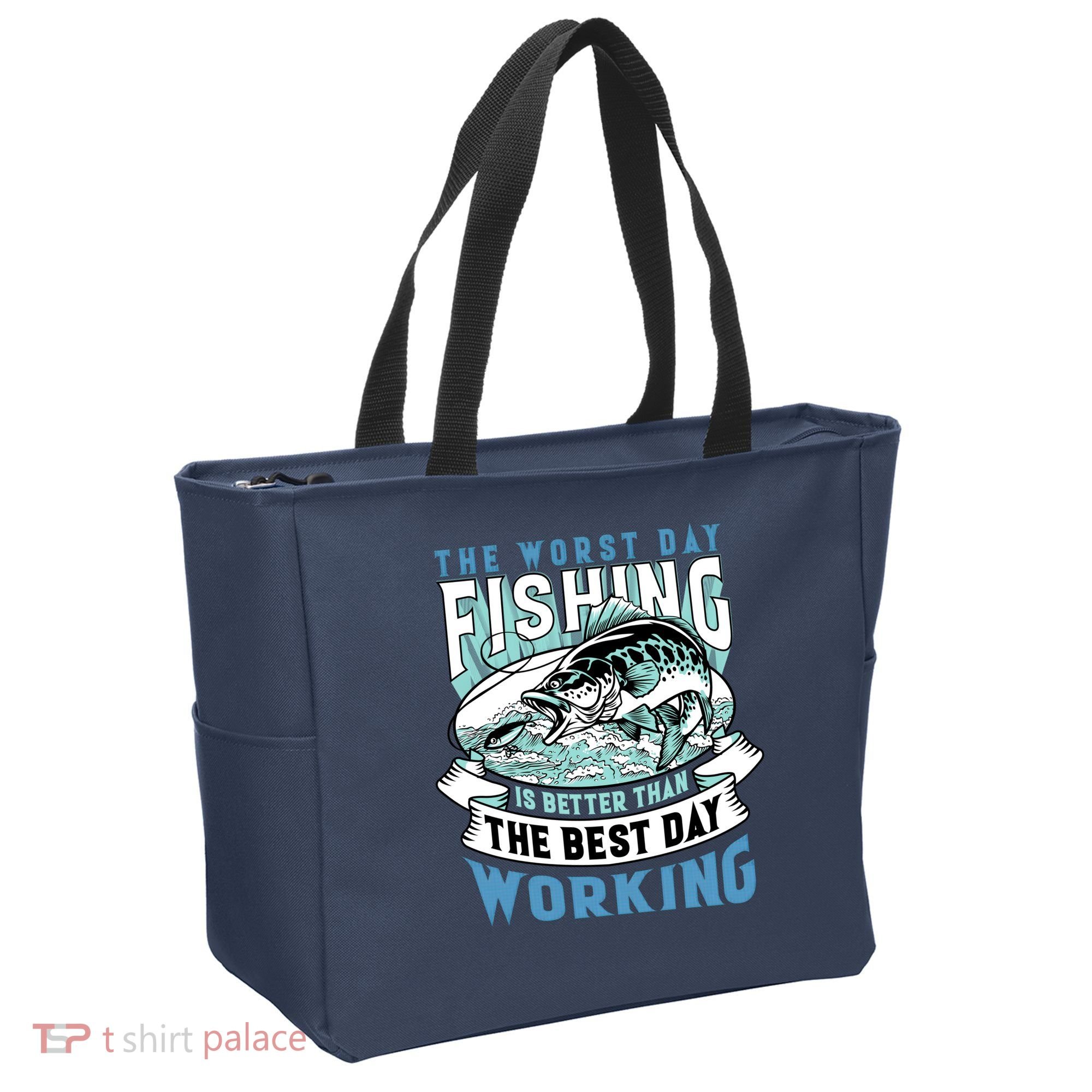 Fishing Better Than Working Tote Bag