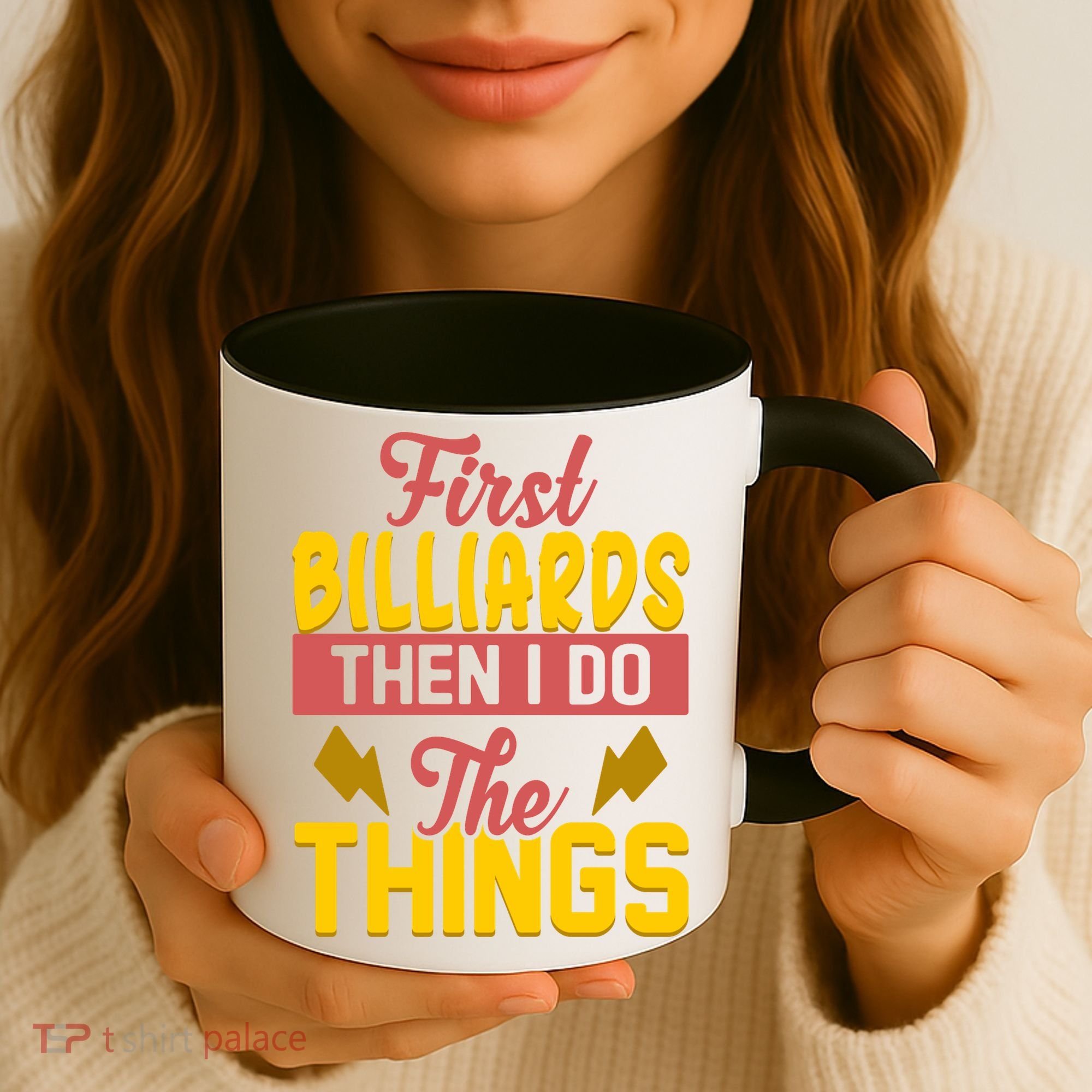 First Billiards Then I Do Thing Billiards Dad Gift For Father's Day Coffee Mug