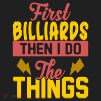 First Billiards Then I Do Thing Billiards Dad Gift For Father's Day Golf Towel thumb 3
