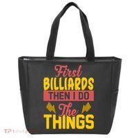 First Billiards Then I Do Thing Billiards Dad Gift For Father's Day Tote Bag thumb 0