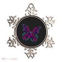 Flower Butterfly Thyroid Cancer Awareness Ribbon Funny Gift Great Gift Ornament thumb 0