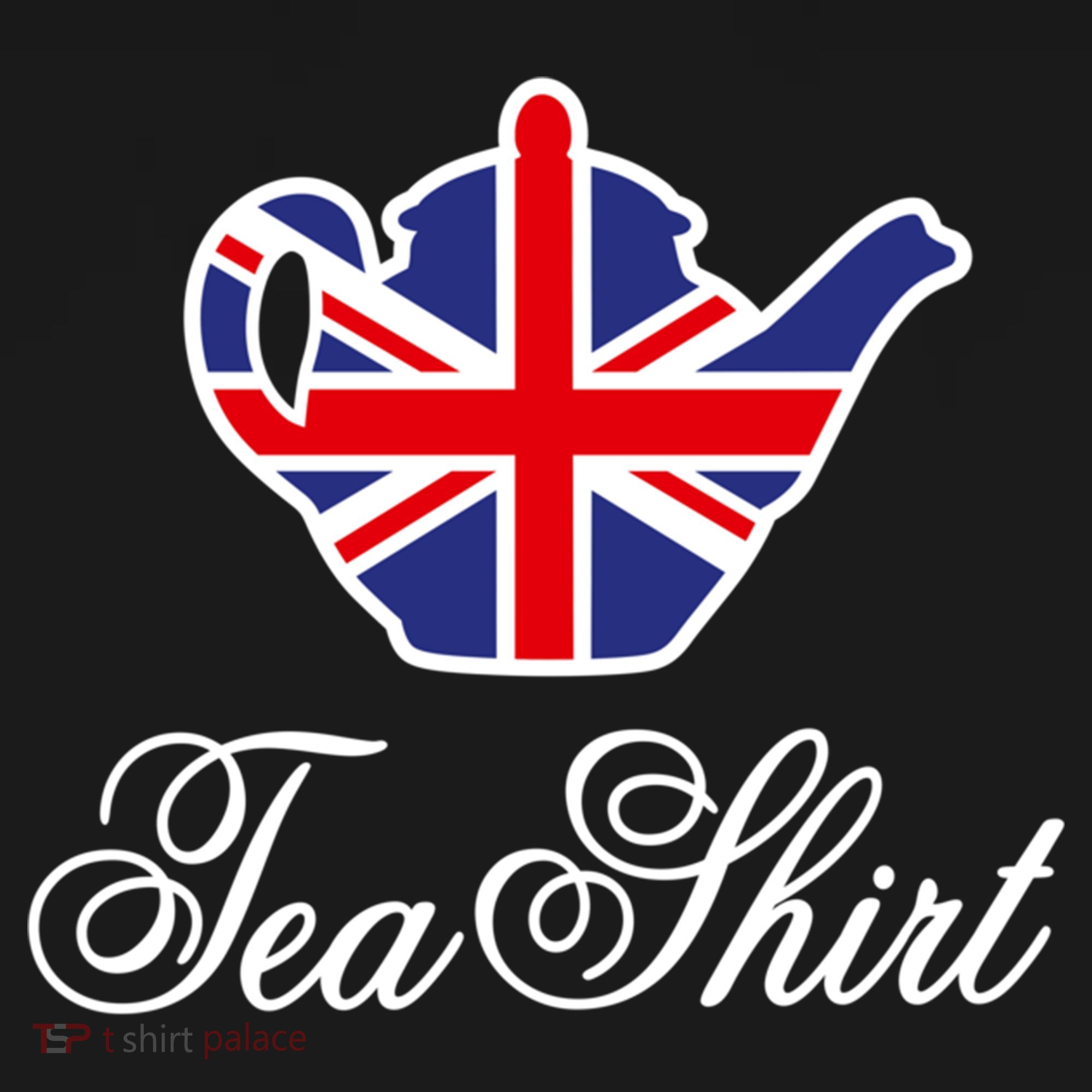 Funny British Tea Gift Uk Teapot Union Jack Flag Tea Pun Gift Women's Hoodie