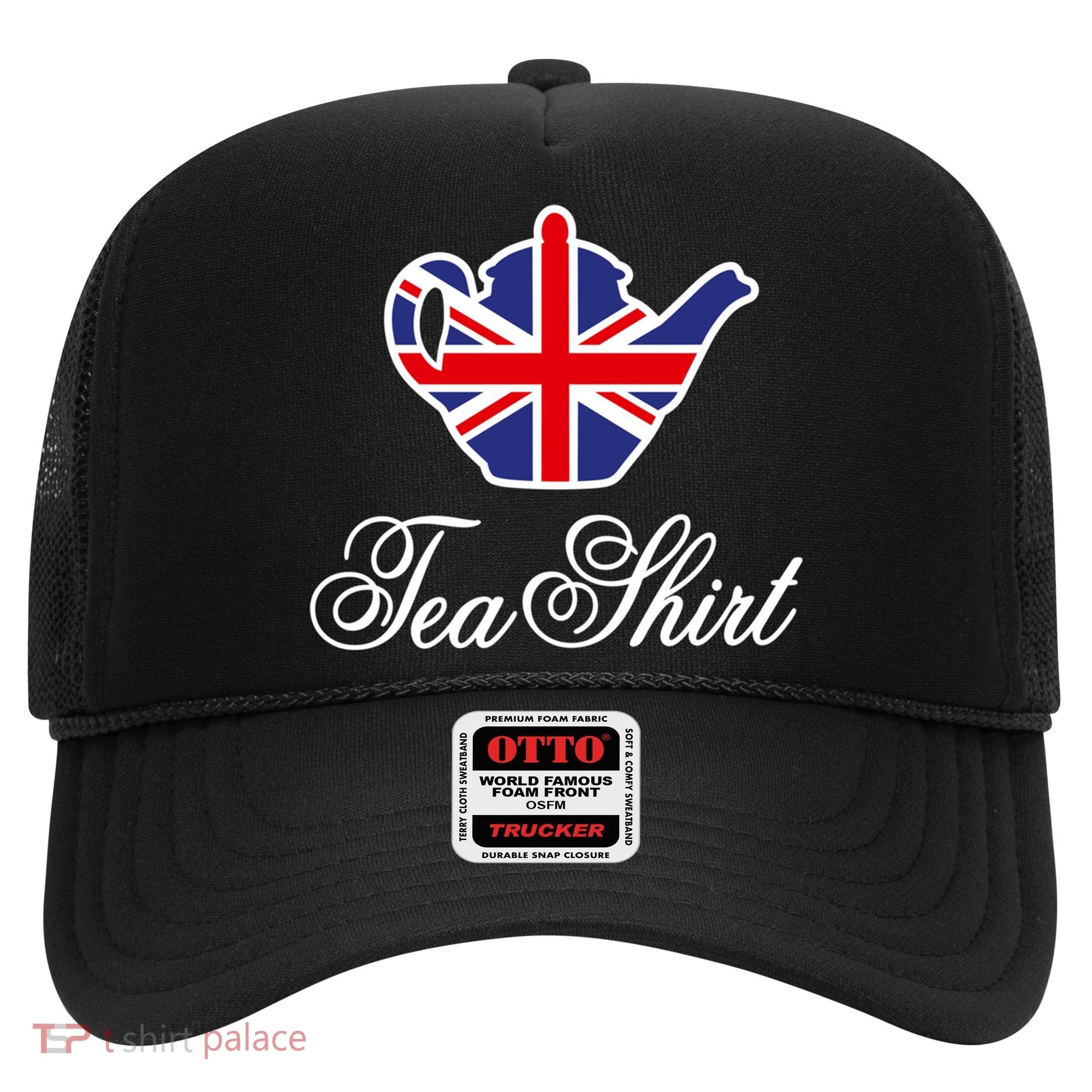 Funny British Tea Gift Uk Teapot Union Jack Flag Tea Pun Gift Hat