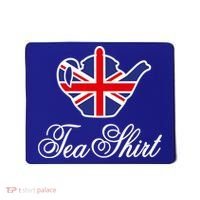 Funny British Tea Gift Uk Teapot Union Jack Flag Tea Pun Gift Mousepad thumb 0