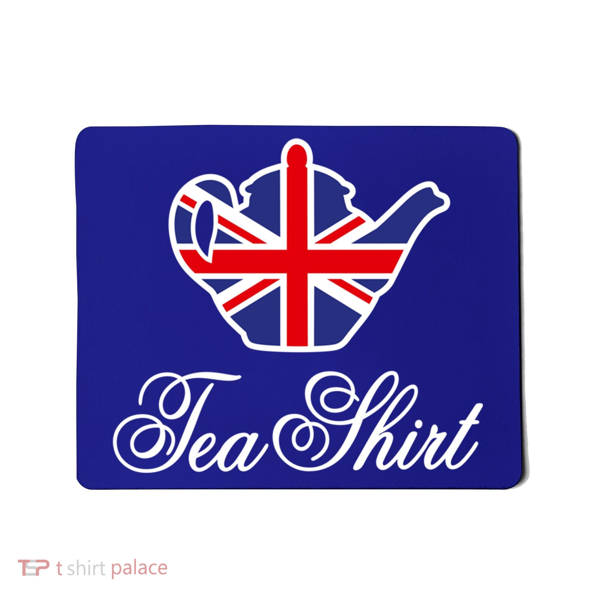 Funny British Tea Gift Uk Teapot Union Jack Flag Tea Pun Gift Mousepad