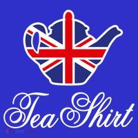 Funny British Tea Gift Uk Teapot Union Jack Flag Tea Pun Gift Women's T-Shirt thumb 6