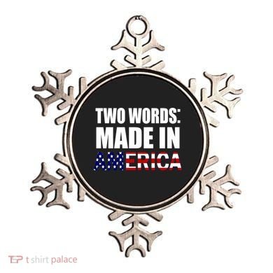 Funny Biden Two Words, Made In America Ornament