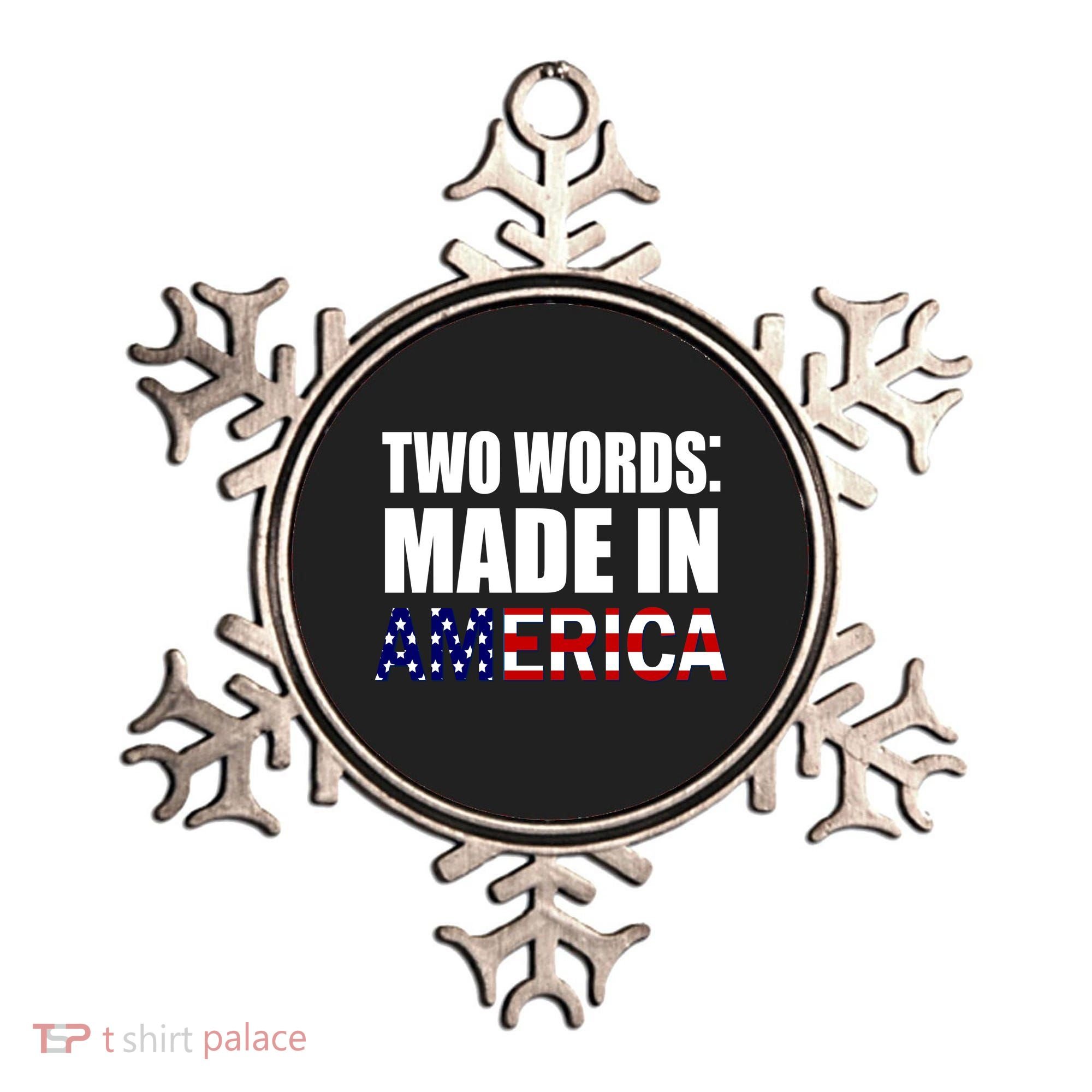 Funny Biden Two Words, Made In America Ornament