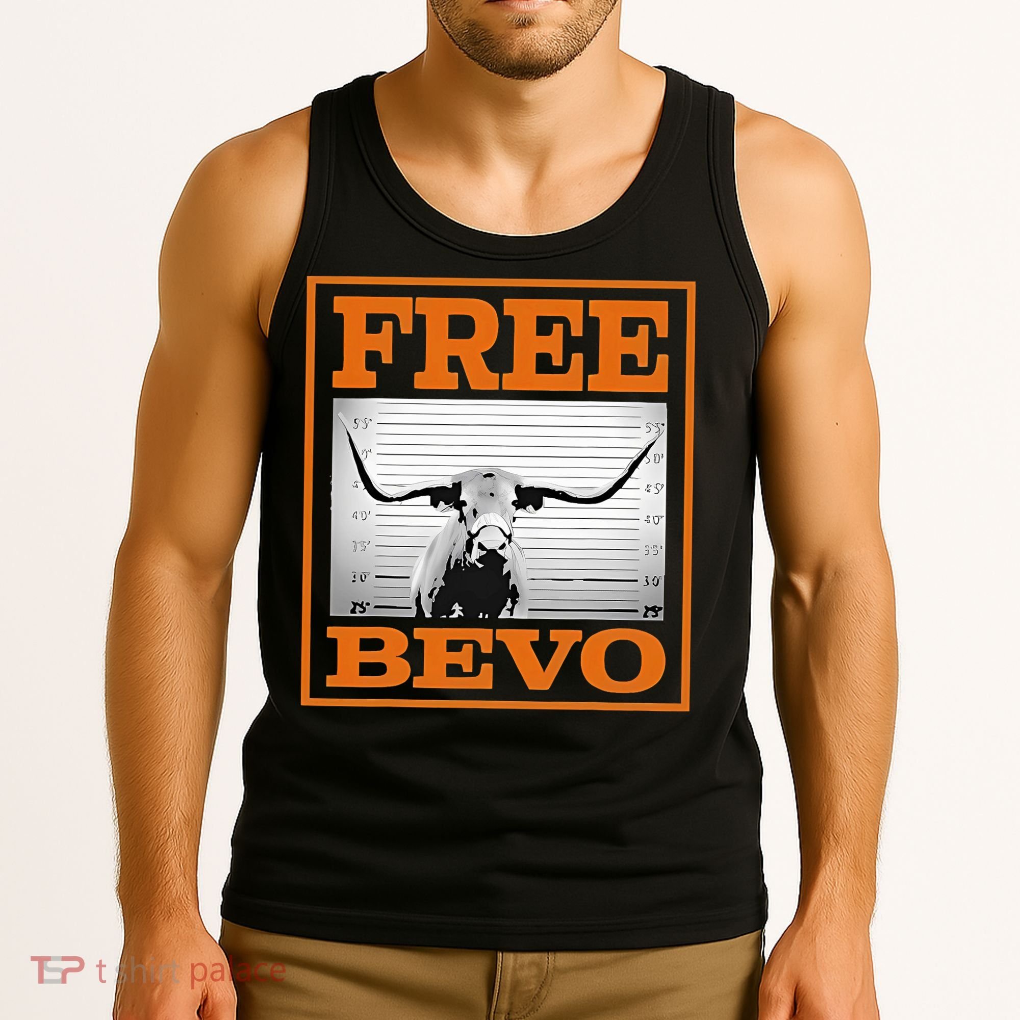 Free Bevvo Texas Mascot Tank Top