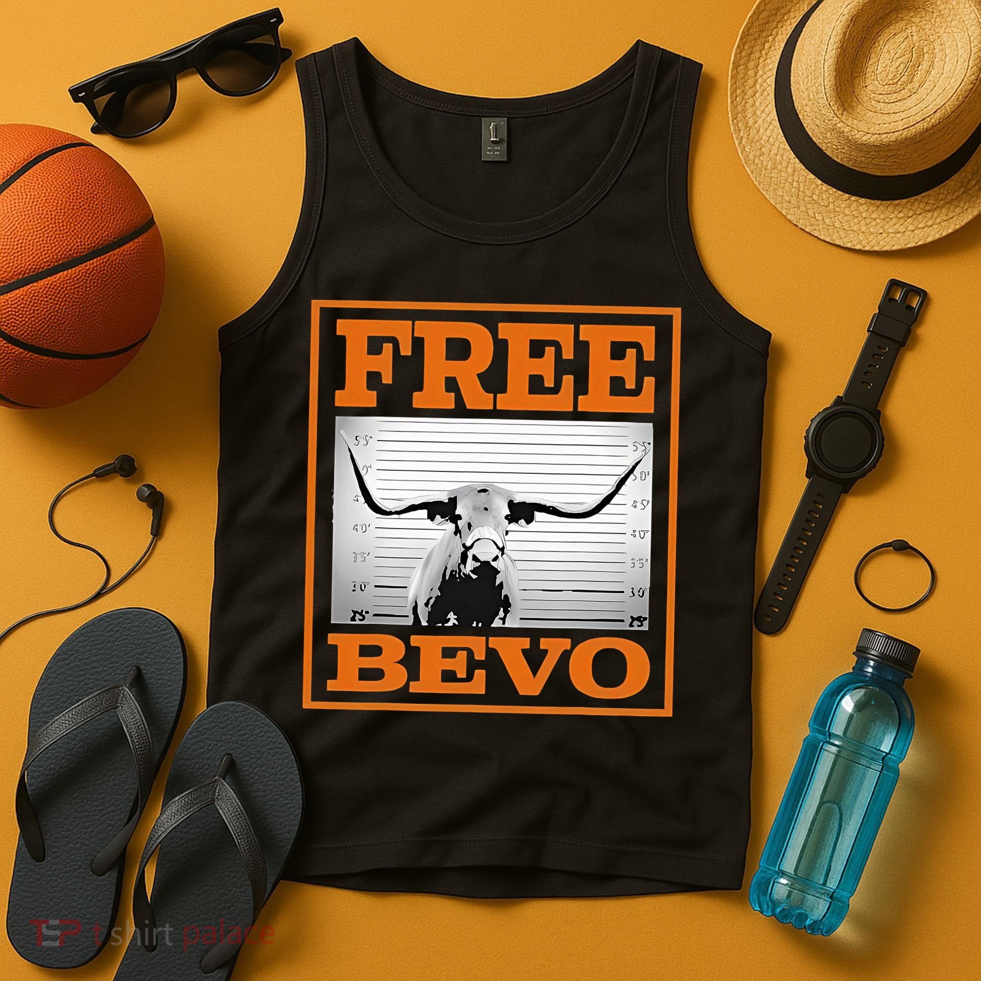 Free Bevvo Texas Mascot Tank Top