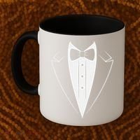 Funny Bow Tie Tuxedo Costume Formal Party For Man Coffee Mug thumb 2