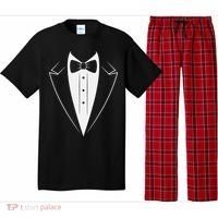 Funny Bow Tie Tuxedo Costume Formal Party For Man Pajama Set thumb 0