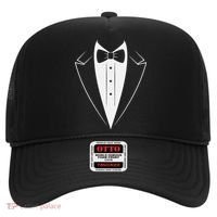Funny Bow Tie Tuxedo Costume Formal Party For Man Hat thumb 0