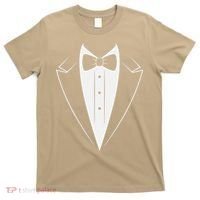 Funny Bow Tie Tuxedo Costume Formal Party For Man T-Shirt thumb 0