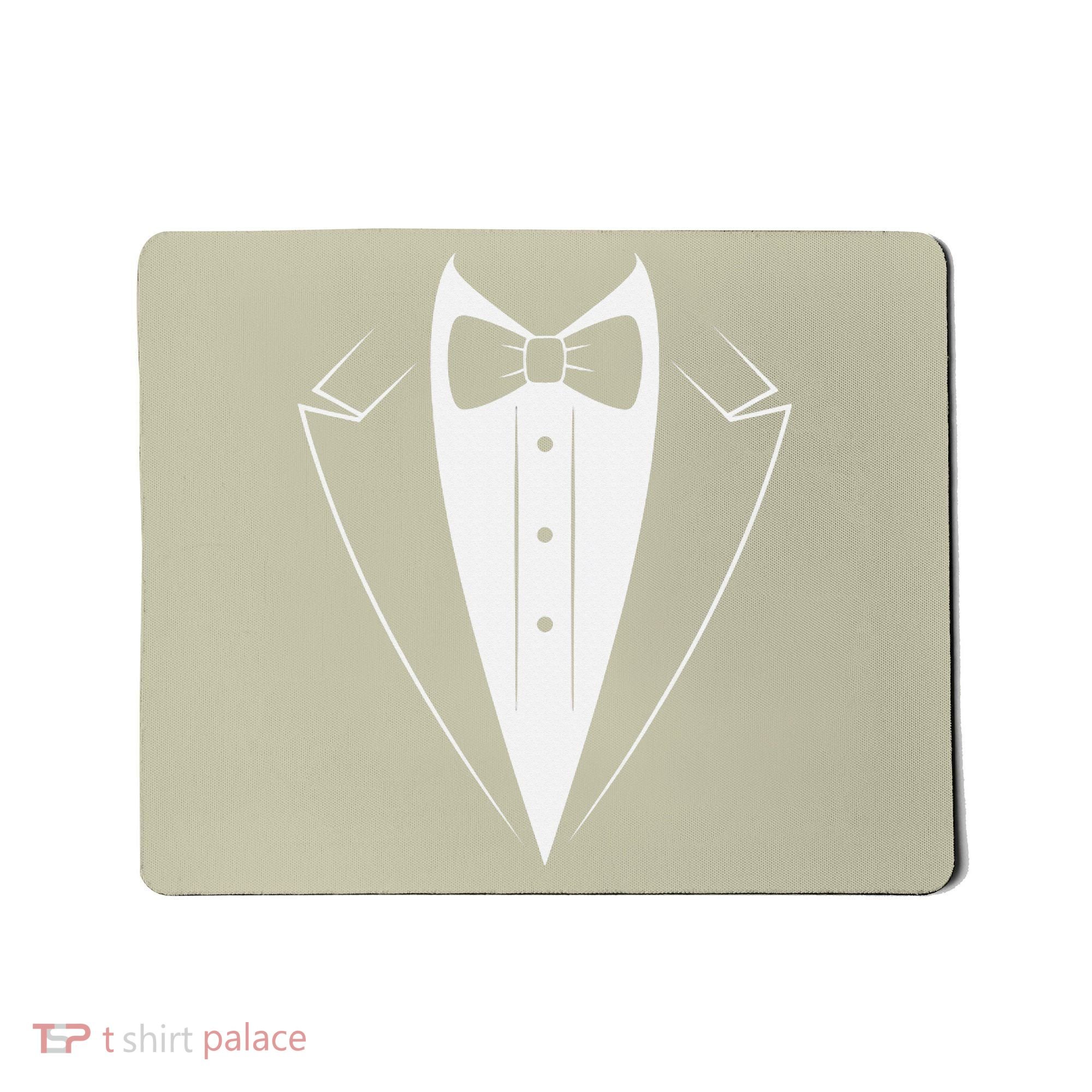 Funny Bow Tie Tuxedo Costume Formal Party For Man Mousepad