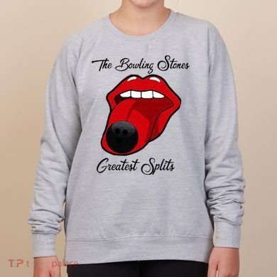 Funny Bowling The Bowling Stones Design Women's Sweatshirt