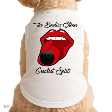 Funny Bowling The Bowling Stones Design Doggie Tank