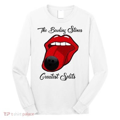 Funny Bowling The Bowling Stones Design Long Sleeve Shirt