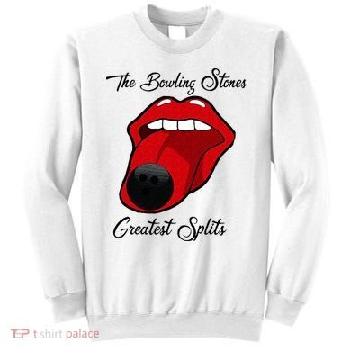 Funny Bowling The Bowling Stones Design Sweatshirt