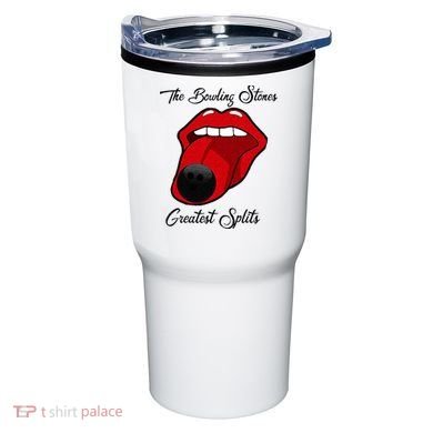 Funny Bowling The Bowling Stones Design Tumbler