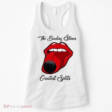 Funny Bowling The Bowling Stones Design Women's Tank Top