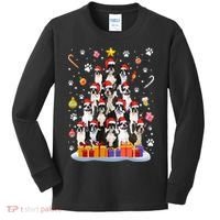 Funny Boston Terrier Dog Ugly Sweater Christmas Tree Xmas Kids Long Sleeve Shirt thumb 0