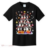 Funny Boston Terrier Dog Ugly Sweater Christmas Tree Xmas Kids T-Shirt thumb 0