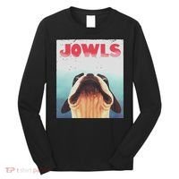 Funny Boston Terriers Jowls Dog Mom, Dog Dad Long Sleeve Shirt thumb 0