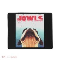 Funny Boston Terriers Jowls Dog Mom, Dog Dad Mousepad thumb 0
