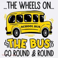 Funny Back To School Funny The Wheels On The Bus Kids Boy Women's Tank Top thumb 5