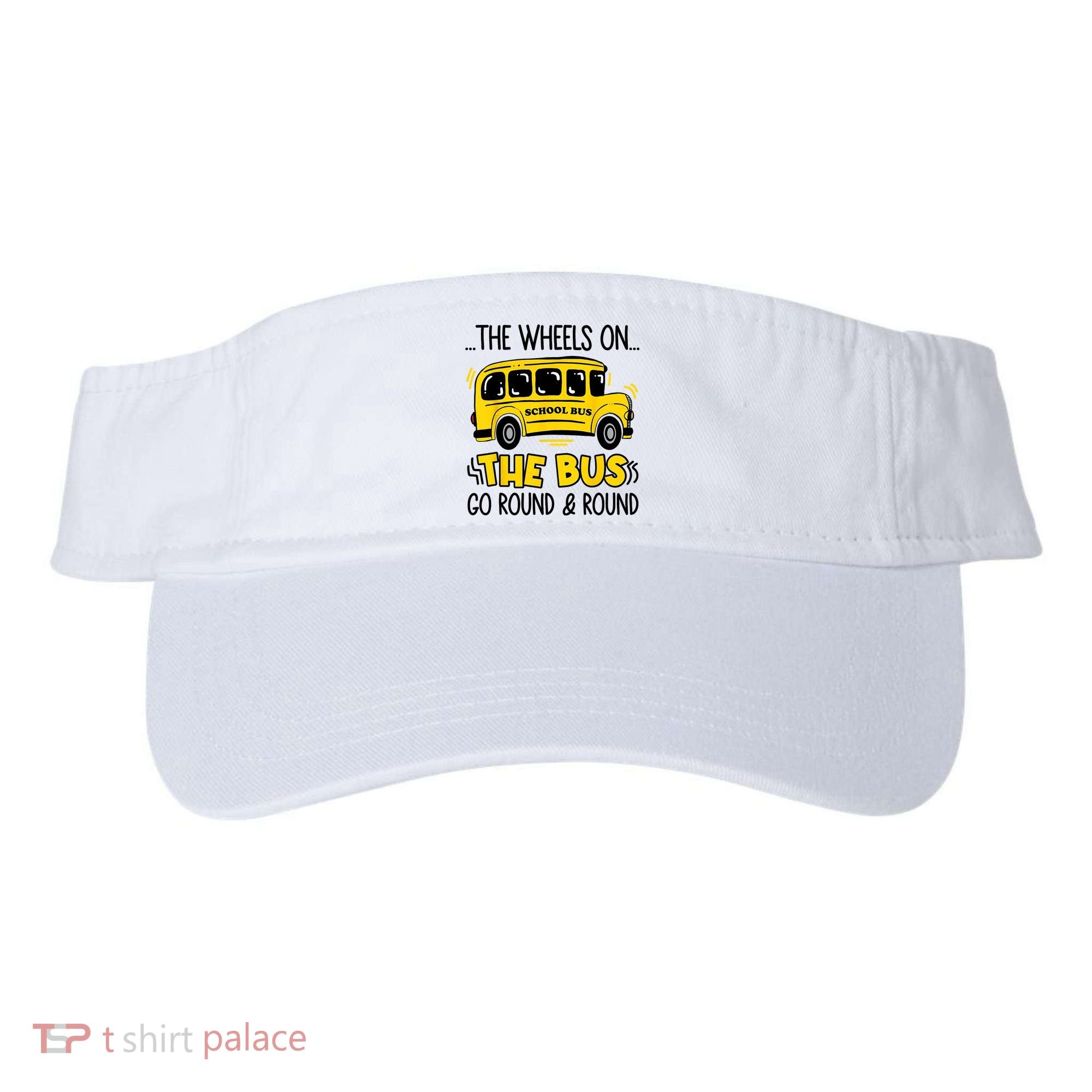Funny Back To School Funny The Wheels On The Bus Kids Boy Visor