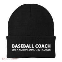 Funny Baseball Trainer Definition Baseball Coach Beanie thumb 0