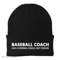 Funny Baseball Trainer Definition Baseball Coach Beanie thumb 0