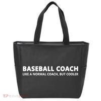 Funny Baseball Trainer Definition Baseball Coach Tote Bag thumb 0