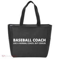 Funny Baseball Trainer Definition Baseball Coach Tote Bag thumb 0