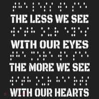 Funny Braille The Less We See With Our Eyes Hat thumb 2