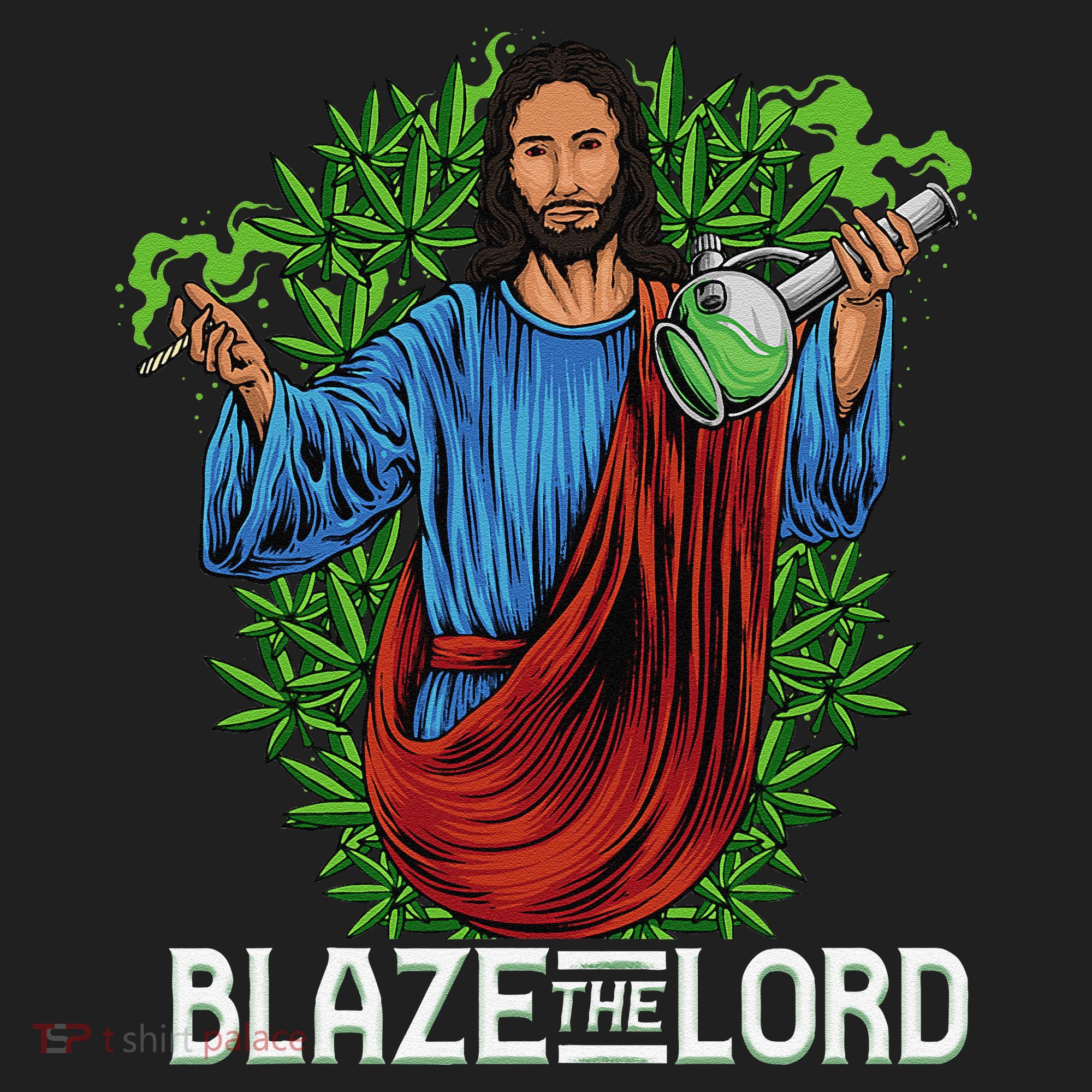 Funny Blaze The Lord High Stoned Jesus 420 Weed Lovers Gift Women's Sweatshirt