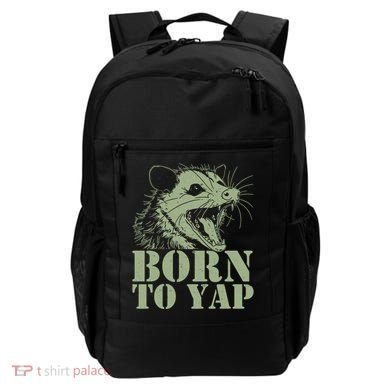 Funny Born To Yap Opossum Backpack
