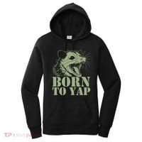 Funny Born To Yap Opossum Women's Hoodie thumb 0