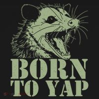 Funny Born To Yap Opossum Women's Hoodie thumb 2