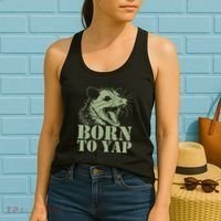 Funny Born To Yap Opossum Women's Tank Top thumb 2