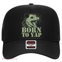 Funny Born To Yap Opossum Hat thumb 0