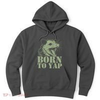 Funny Born To Yap Opossum Hoodie thumb 0