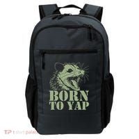 Funny Born To Yap Opossum Backpack thumb 0